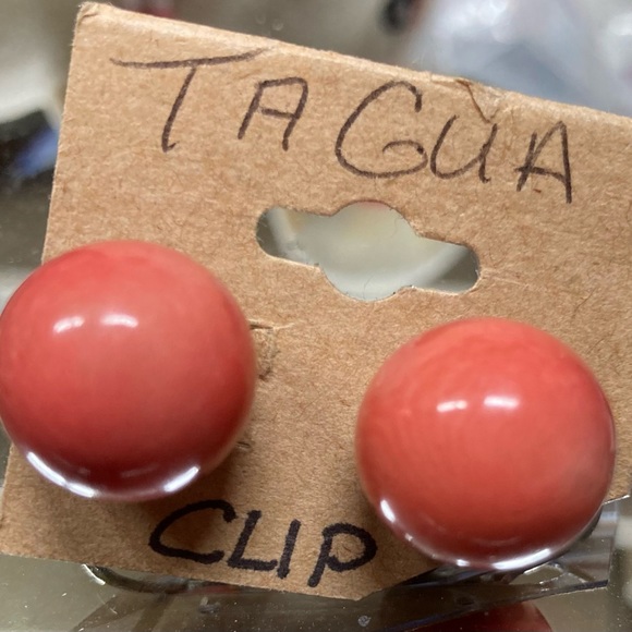 TAGUA NUTS TROPICAL IVORY ECOFRIENDLY LARGE CIRCLE DOT EARRINGS HA… - Picture 1 of 2